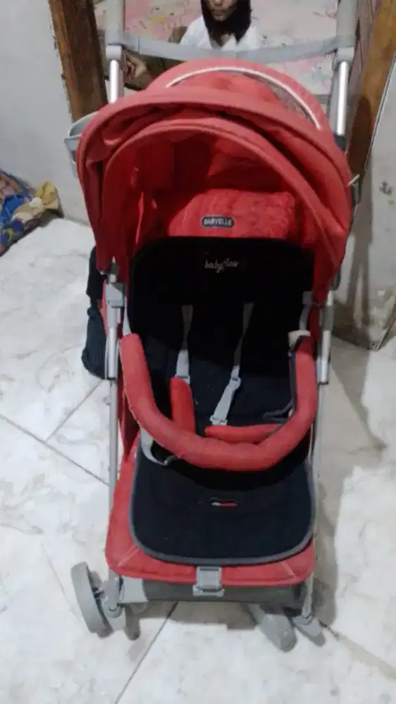 stroller trevi merah