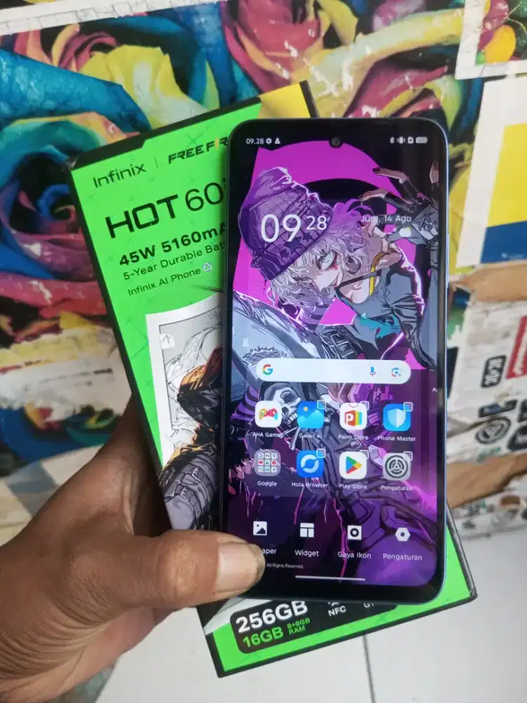 Infinix hote 60i spek 8/256 Kel Fullset