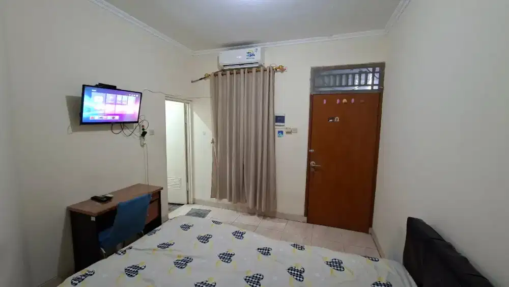 Kost Sewa Bulanan [FULL AC + Kamar Mandi Dalam]