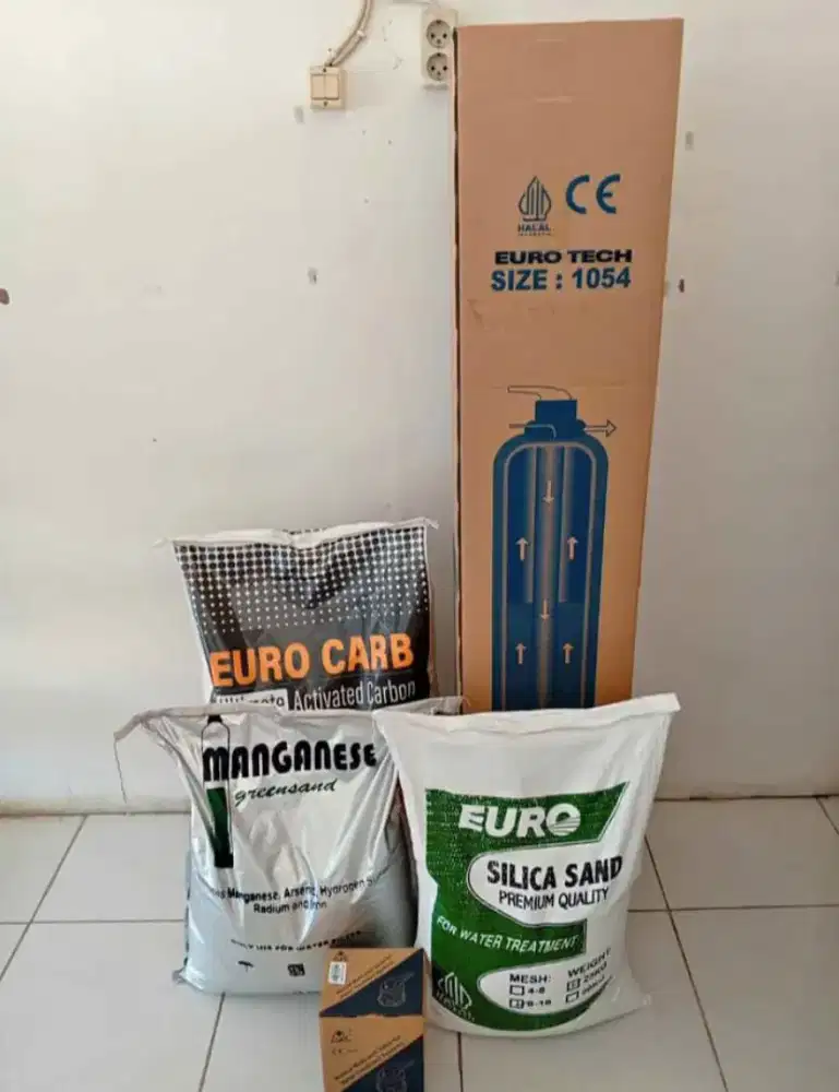 Filter air FRP 1054 untuk air keruh zat besi berminyak