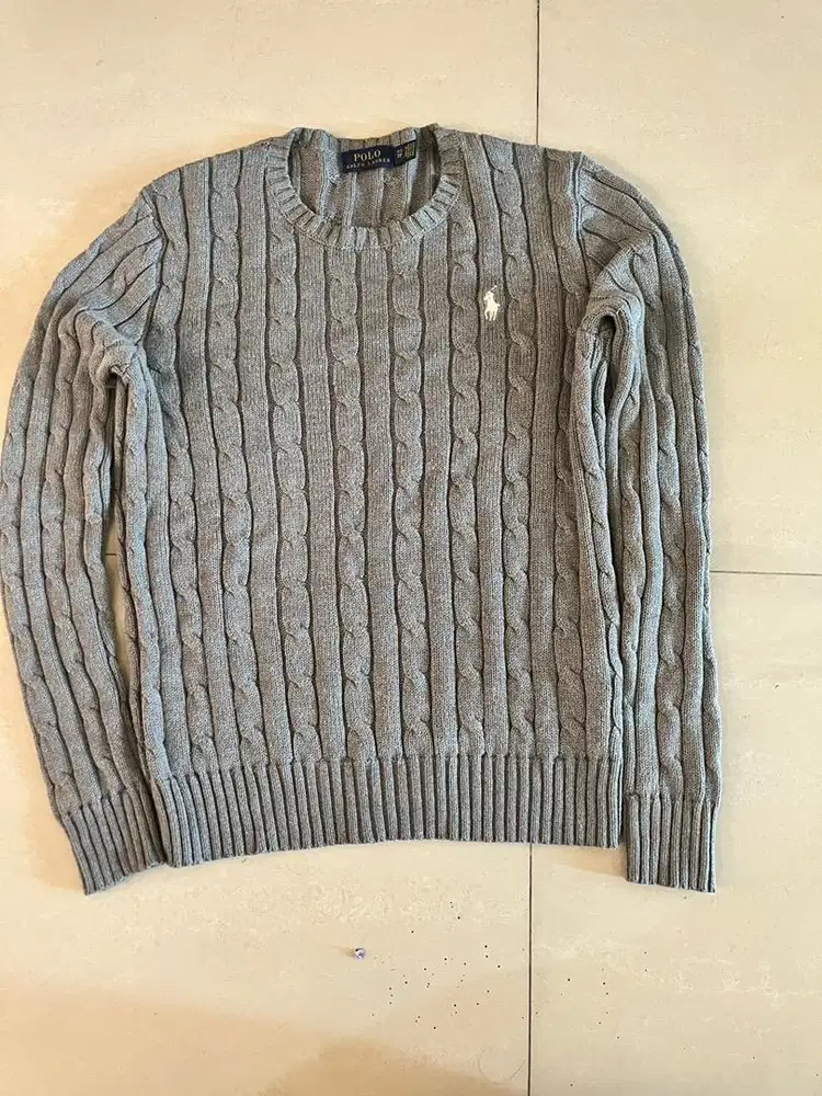 Polo Ralph Lauren Cable Knit Grey