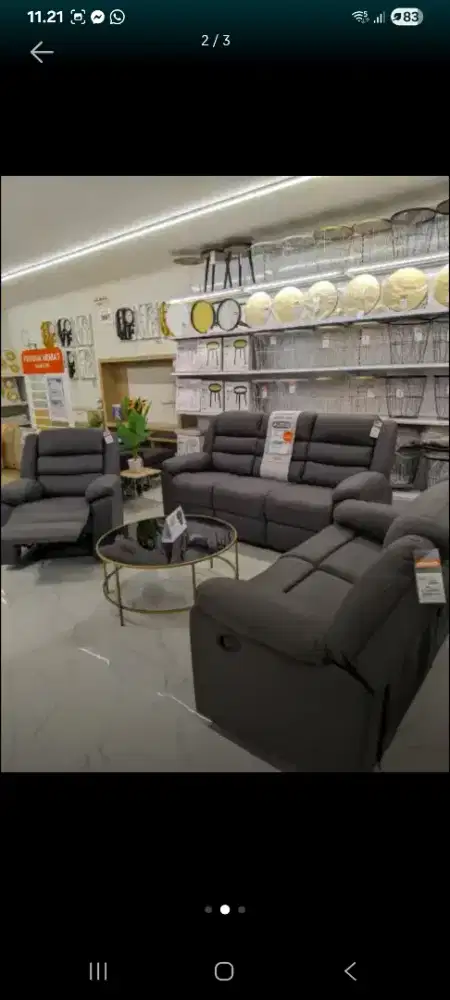 PROMO SOFA 1 SET RECLINER