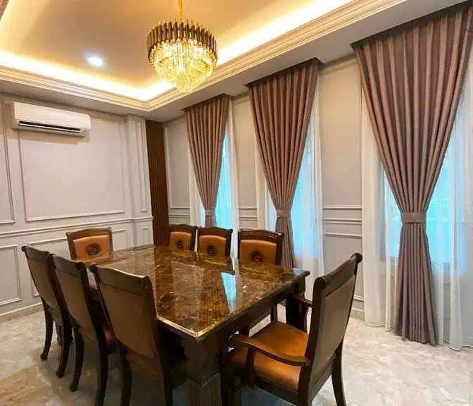 Jasa Pasang Gorden Custom Wallpaper Dinding 3D Gordyn Hordeng Korden