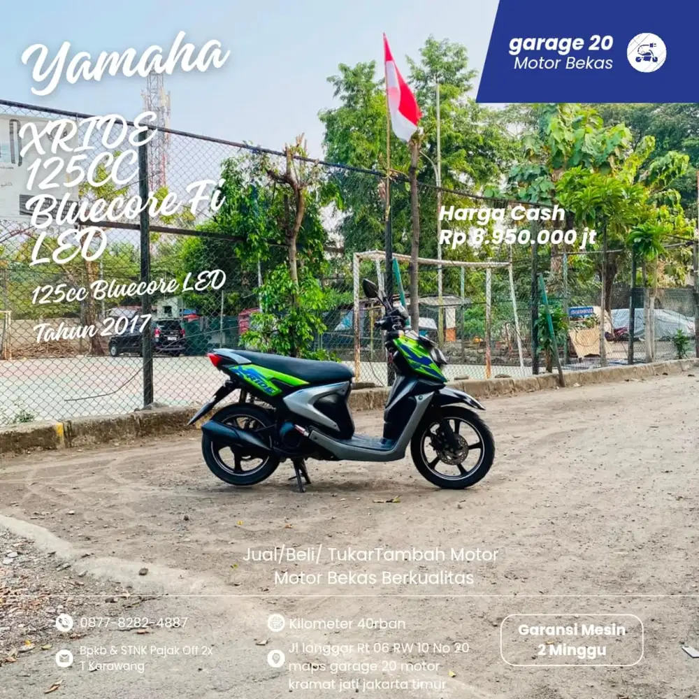 Yamaha X-Ride 125cc Bluecore Led Fi Tahun 2017