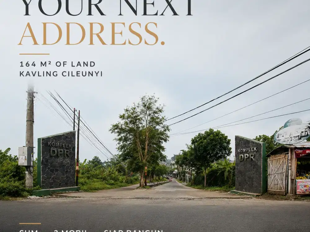 Tanah Kavling SHM 164 M² — Cileunyi