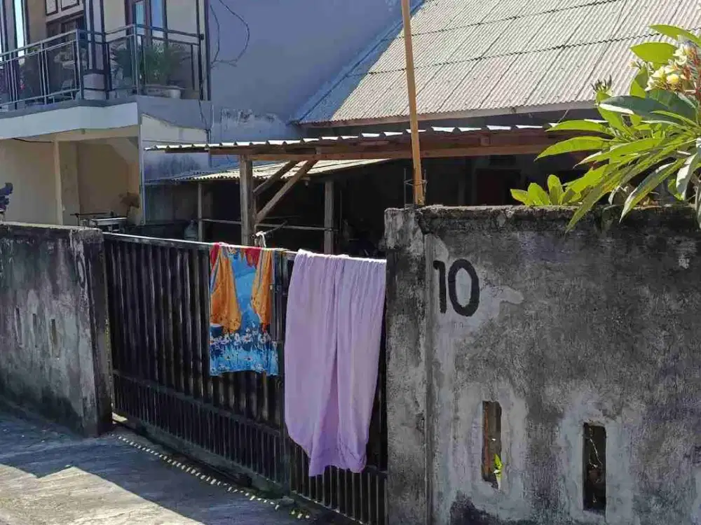 Jual Cepat Tanah + Bangunan Jl Subak Dalam Denpasar Utara Zona Kuning