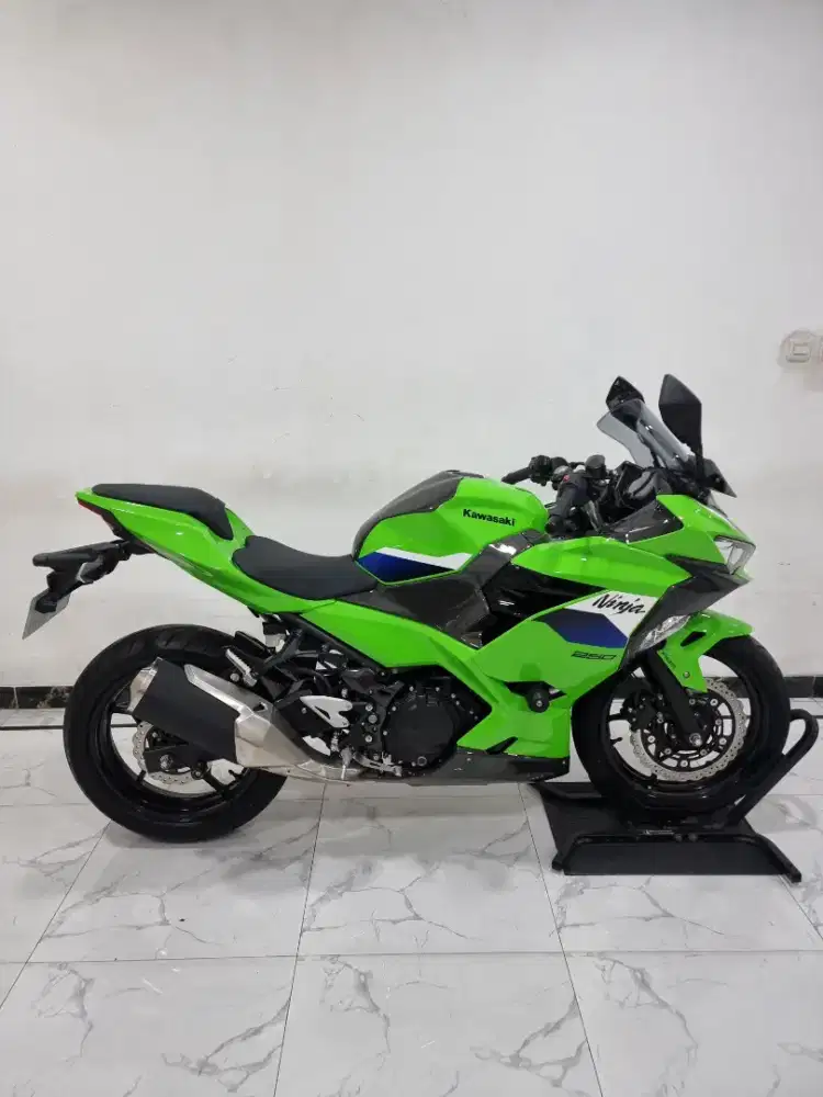 KM 100 perak Kawasaki Ninja 250 ABS Fi Keyless 2026 bln 4 KAYAK BARU