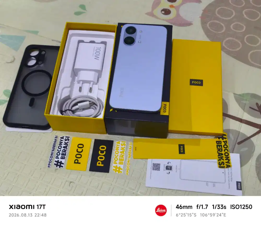 Poco X8 pro max 12/512 GB fullset original mulus like new garansi