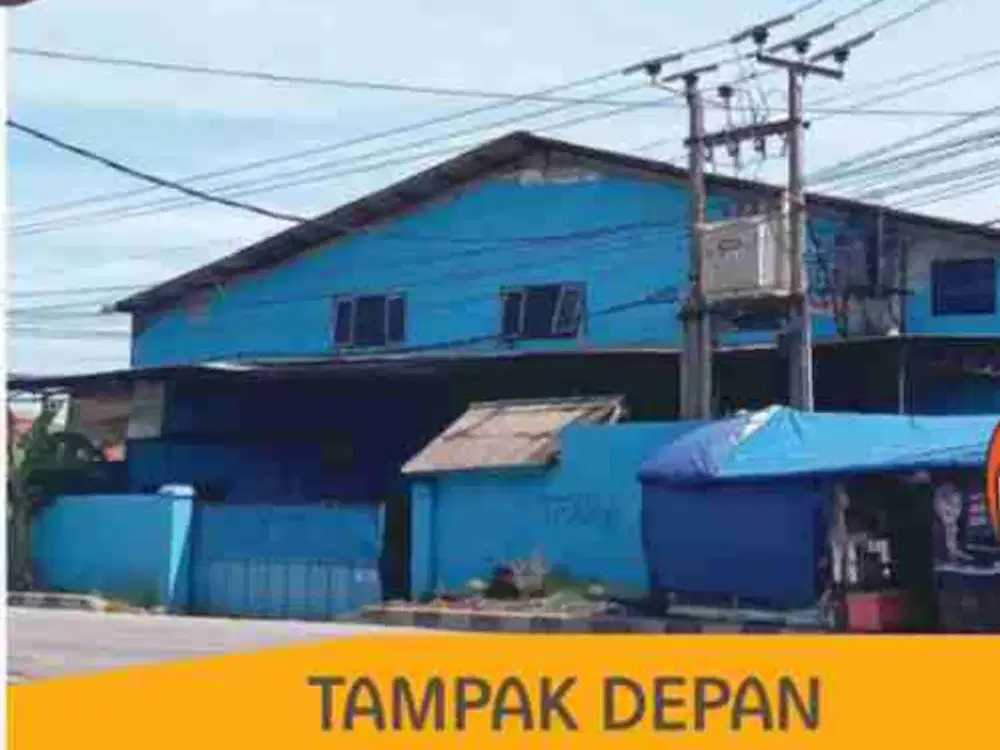 Dijual Gudang Lemah Abang Cikarang pinggir jalan Raya