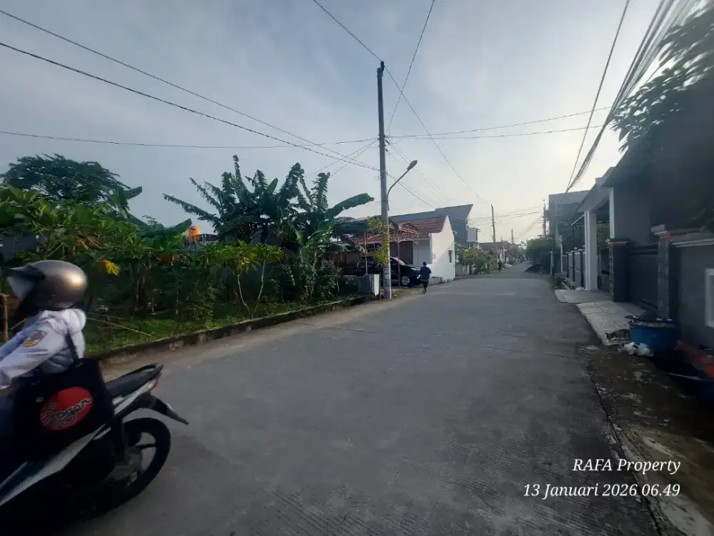 Tanah dijual siap bangun strategis jalan lebar cocok untuk kos