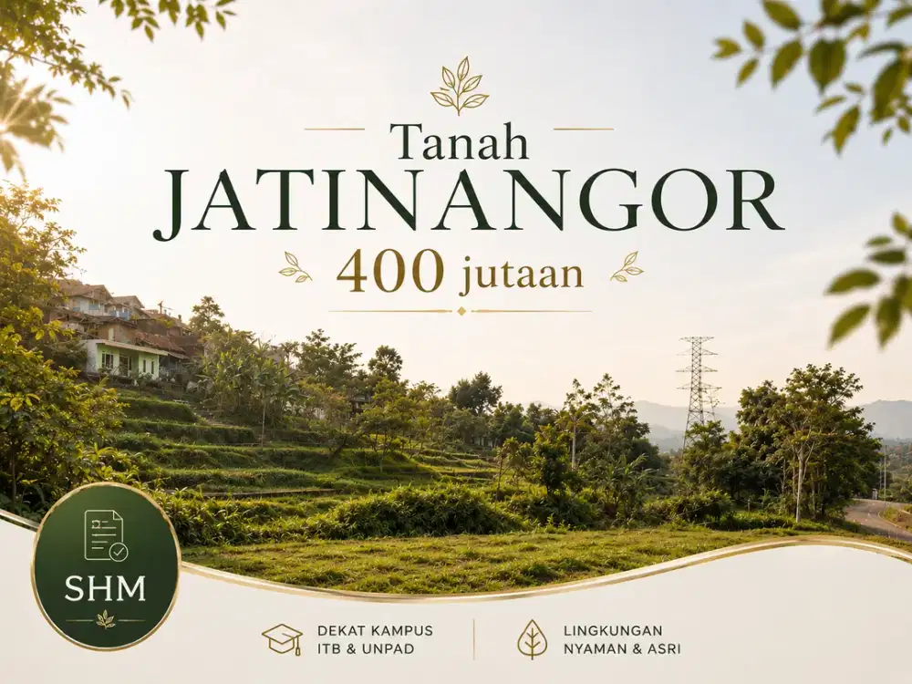 Dijual Tanah Kavling Dekat Kampus Unpad, Itb, Ipdn Jatinangor