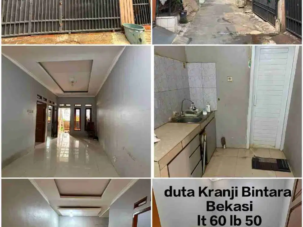 rumah murah selangkah ke stasiun Cakung di duta Kranji Bintara, 480 jt