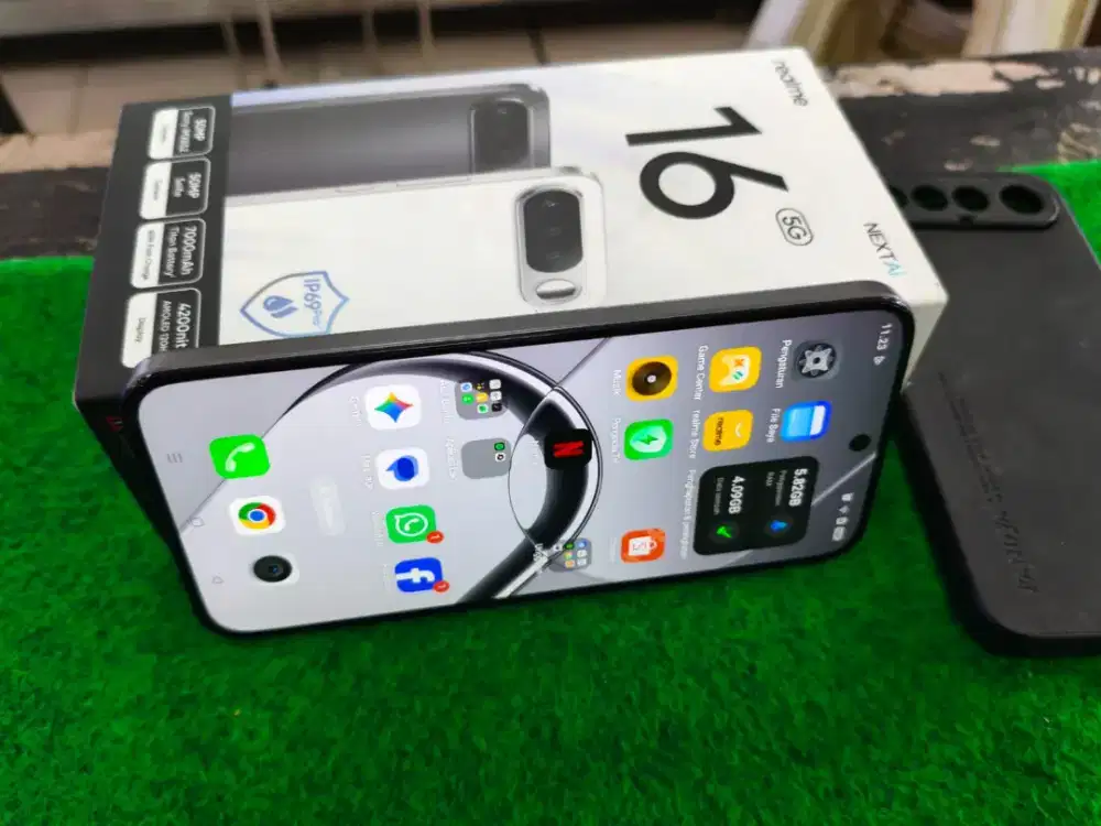Realme 16 5G ram 12/256 GB mulus no minus lengkap garansi activ