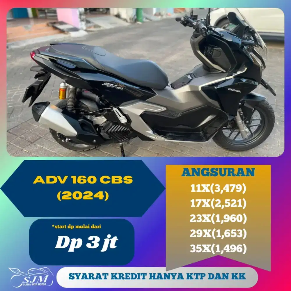 HONDA ADV 160 CBS 2024 MESIN HALUS