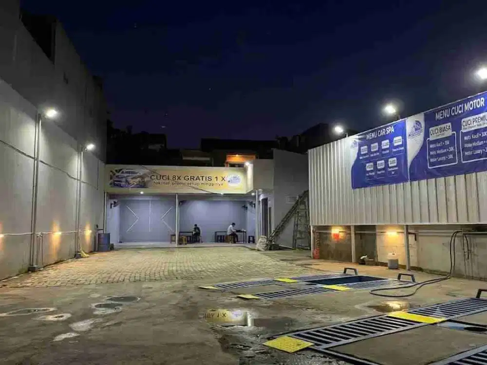 Disewakan lahan ex carwash strategis raya serpong buaran