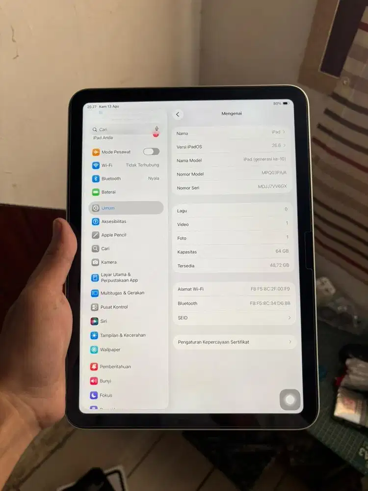 IPAD GEN 10 64GB IBOX