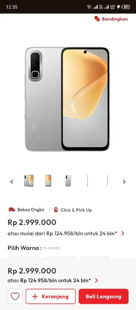 INFINIX HOT 70 6/256GB