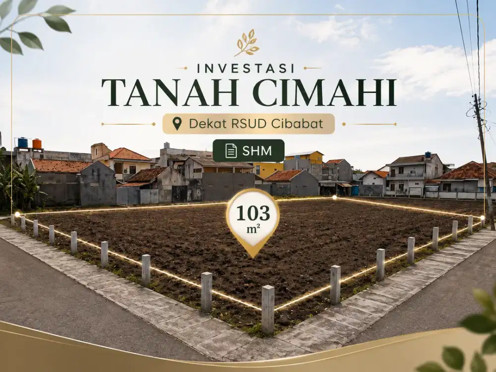 Tanah SHM Siap Bangun di Kawasan Cibeureum, Cimahi