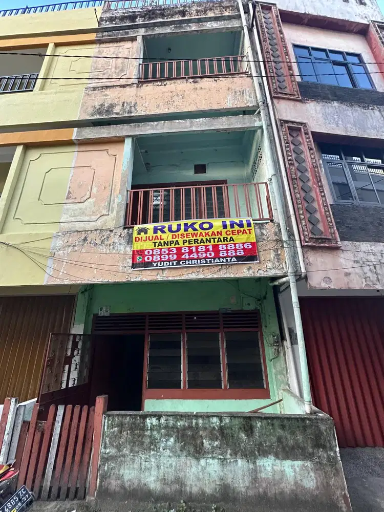RUKO MURAH PUSAT KOTA DEKAT PASAR 16 ILIR!!!