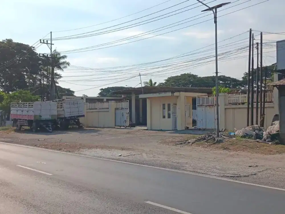 Jual Via Lelang Gudang + Garasi di Nol Jl Raya Bypass Krian Cocok Untuk Industri, Dekat Exit Tol
