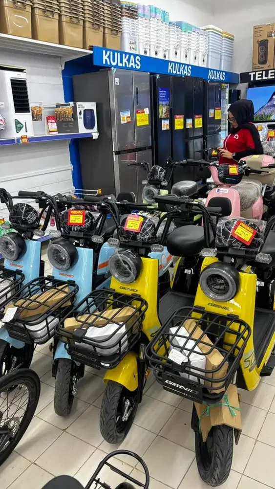 KREDIT SEPEDA LISTRIK BISA , SYARAT HANYA KTP
