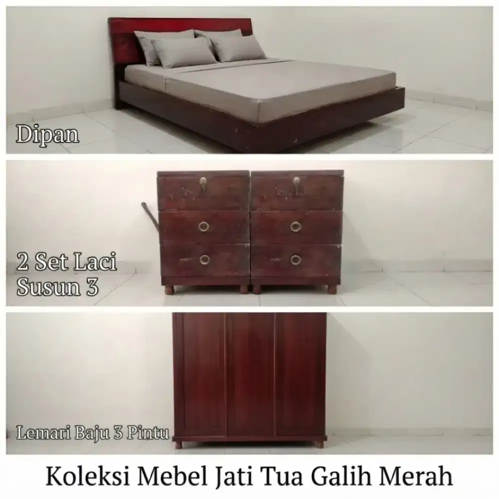 Mebel Jati Tua Galih Merah BERKUALITAS !!