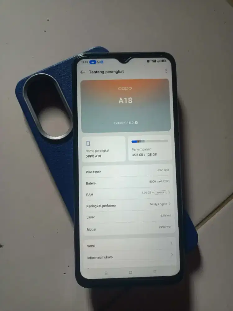 Oppo A18 Batangan 4+4/128