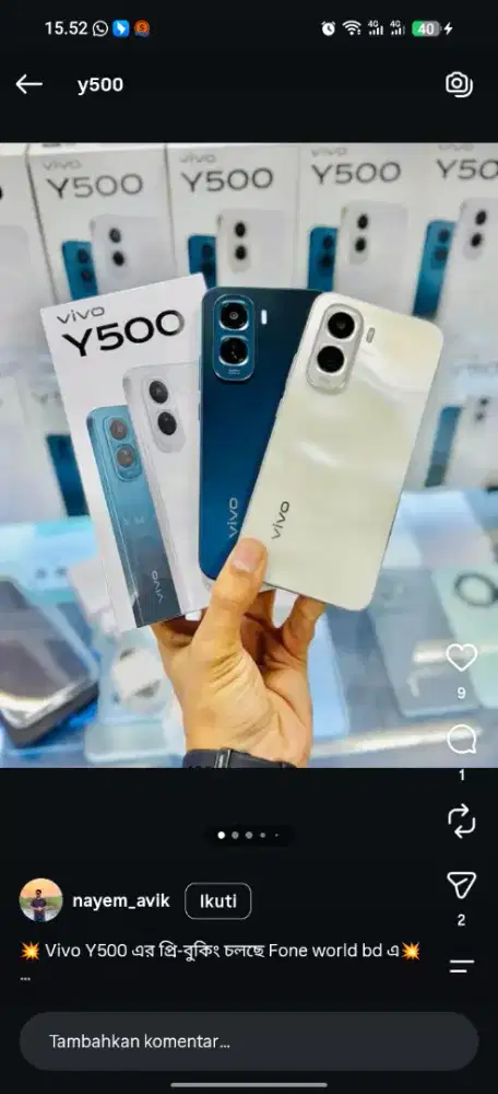 Promo VIVO Y500 NEW 8100mAh