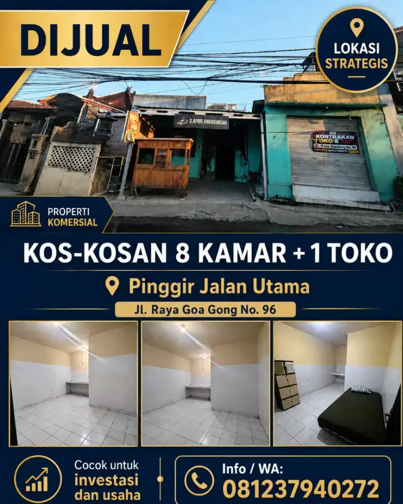 Jual Kos kos an dan toko