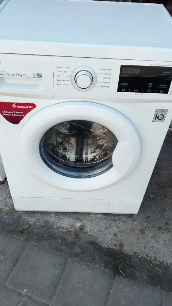 Mesin cuci otomayis kap 7 kg merk LG inverter