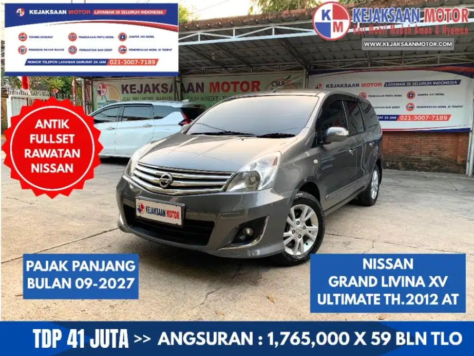 Nissan Grand Livina Xv Ultimate 1.5cc Automatic Th.2012