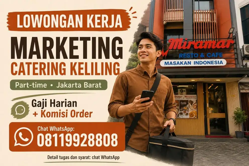 LOWONGAN MARKETING CATERING KELILING