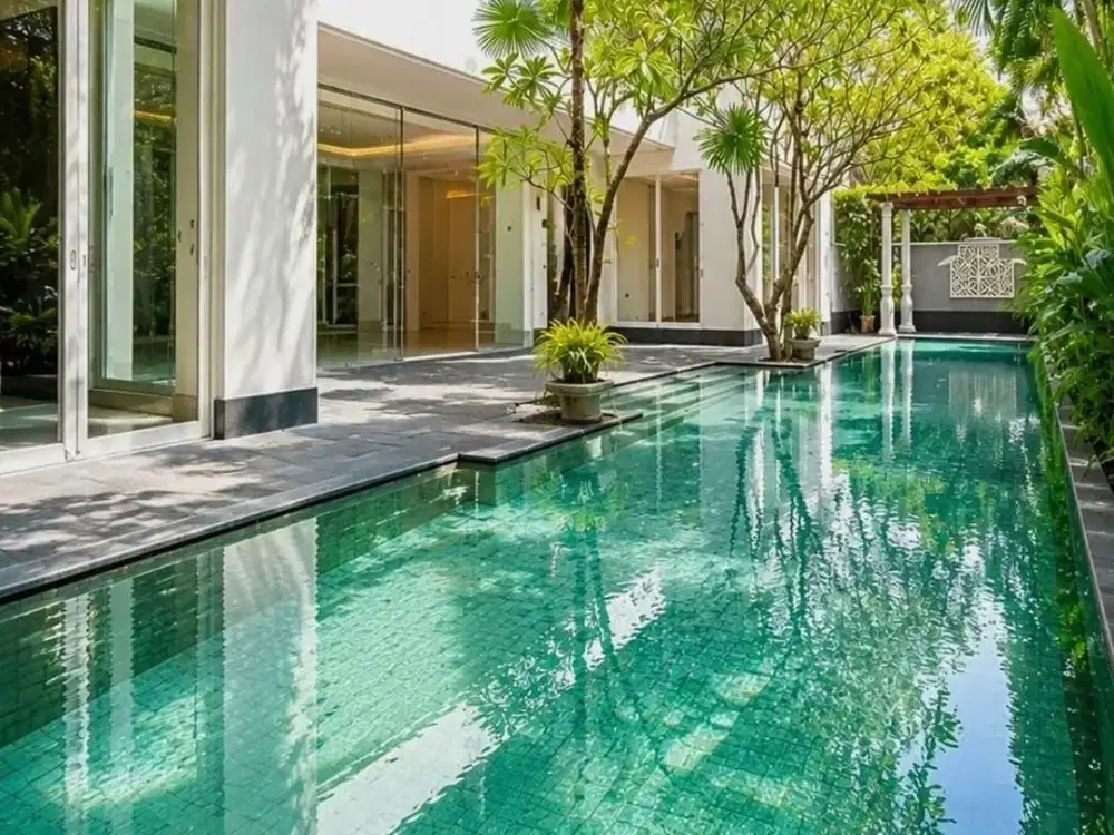 Dijual dan disewanan rumah di brawijaya 805m2 hoek modern kebayoran baru jaksel