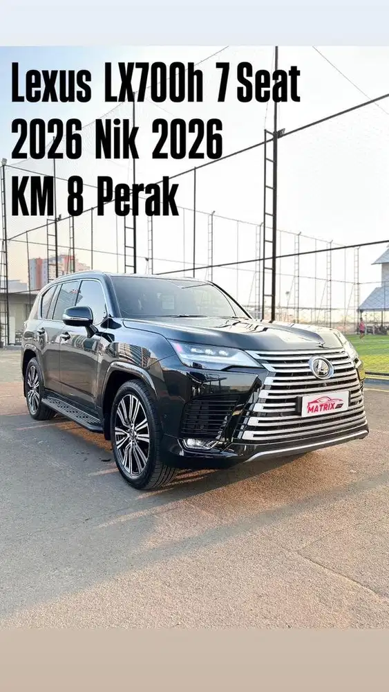 Lexus LX700h 2026 Nik25 Black on Black siap pakai