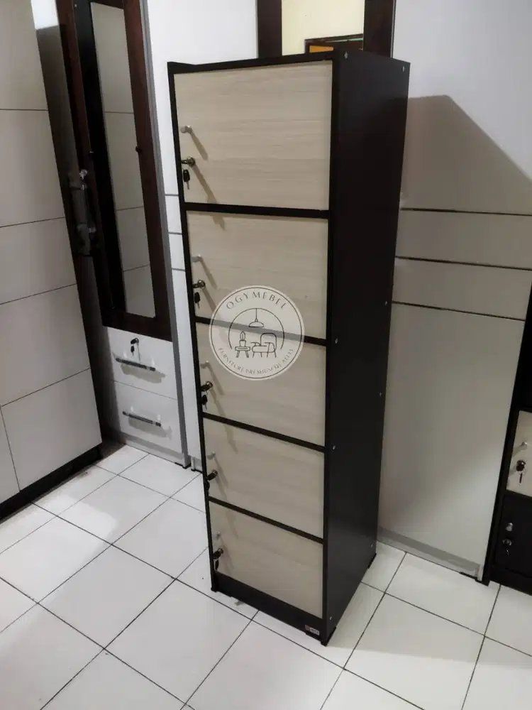 SALE ! LEMAR LOKER 5PINTU FULL KUNCI TERLARIS SALE