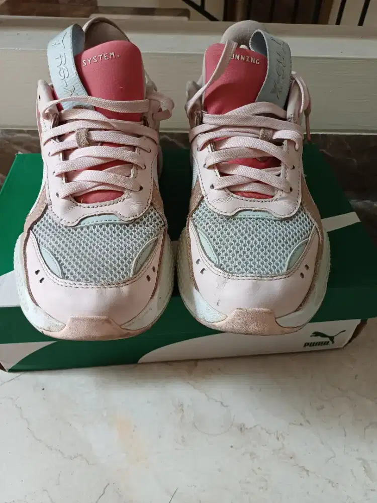 Sneakers ori with box Puma RS-X white frosty pink