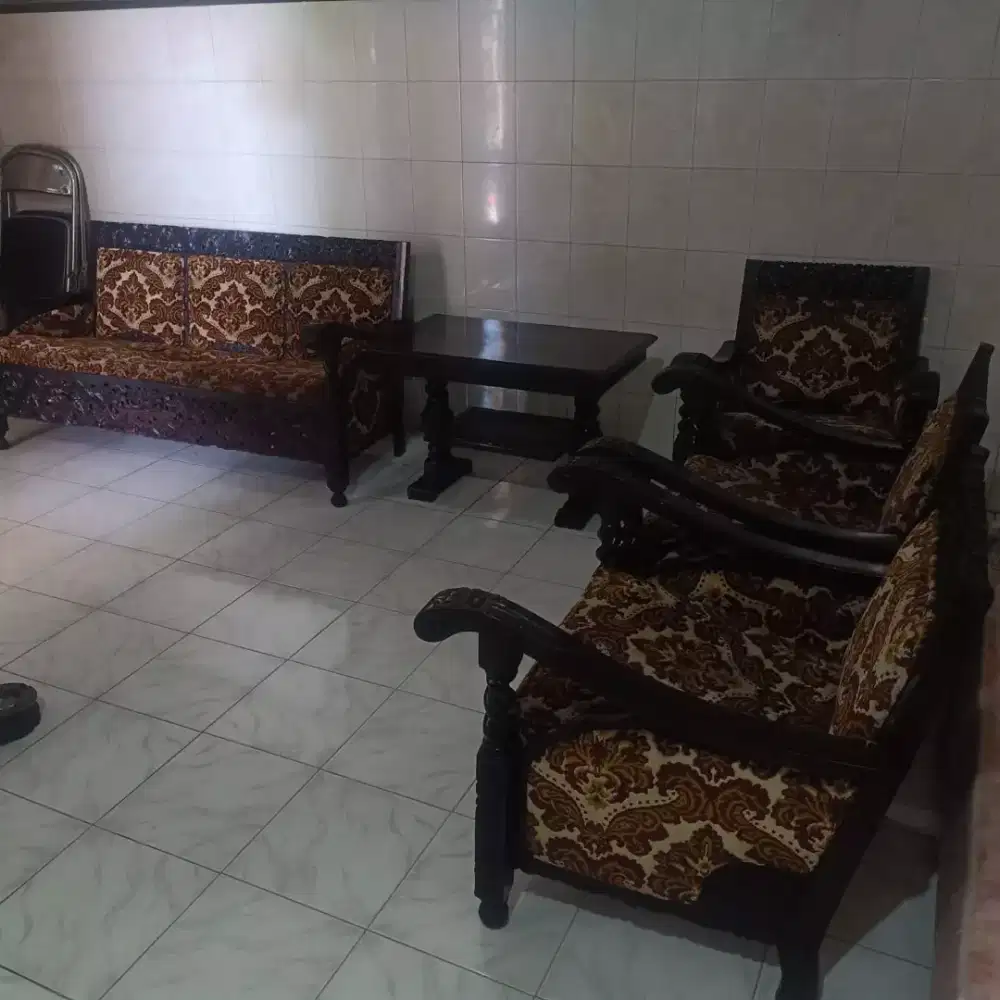 Jual meja kursi kayu jati asli
