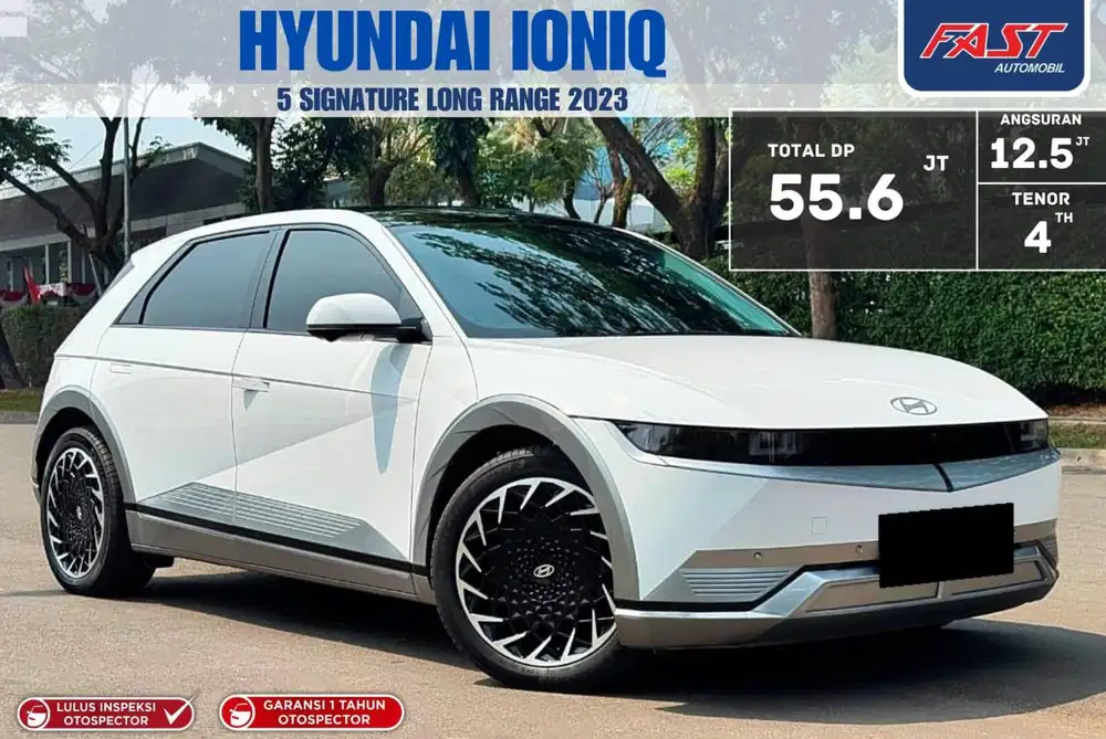 DP 55JT PAJAK PJG HYUNDAI IONIQ 5 SIGNATURE LONG RANGE 2023 SIAP PAKAI