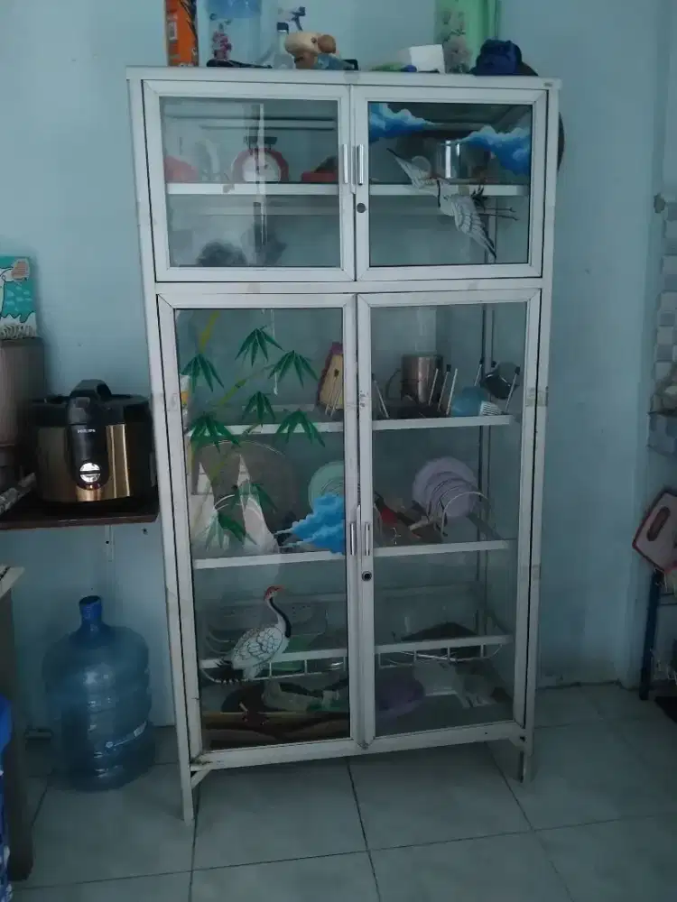 Dijual rak piring kaca aluminium