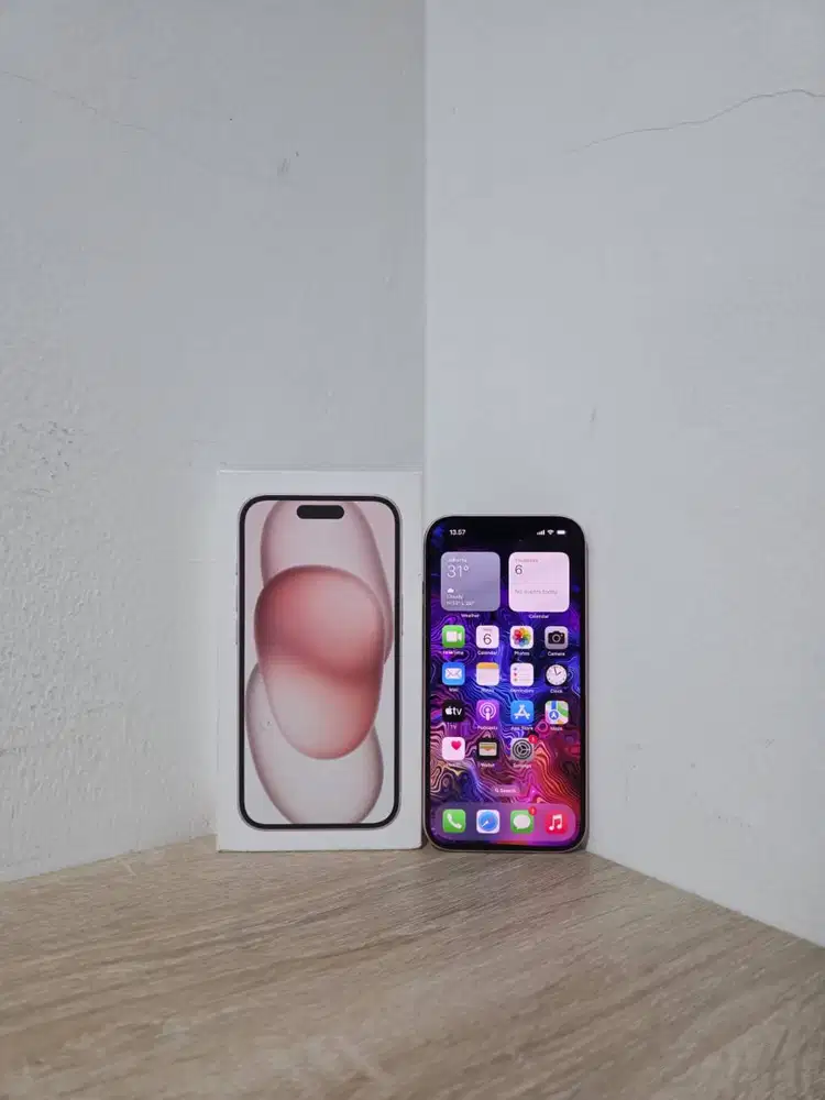 Apple iPhone 15 128GB 128 GB Resmi iBox Blue Fullset Like New