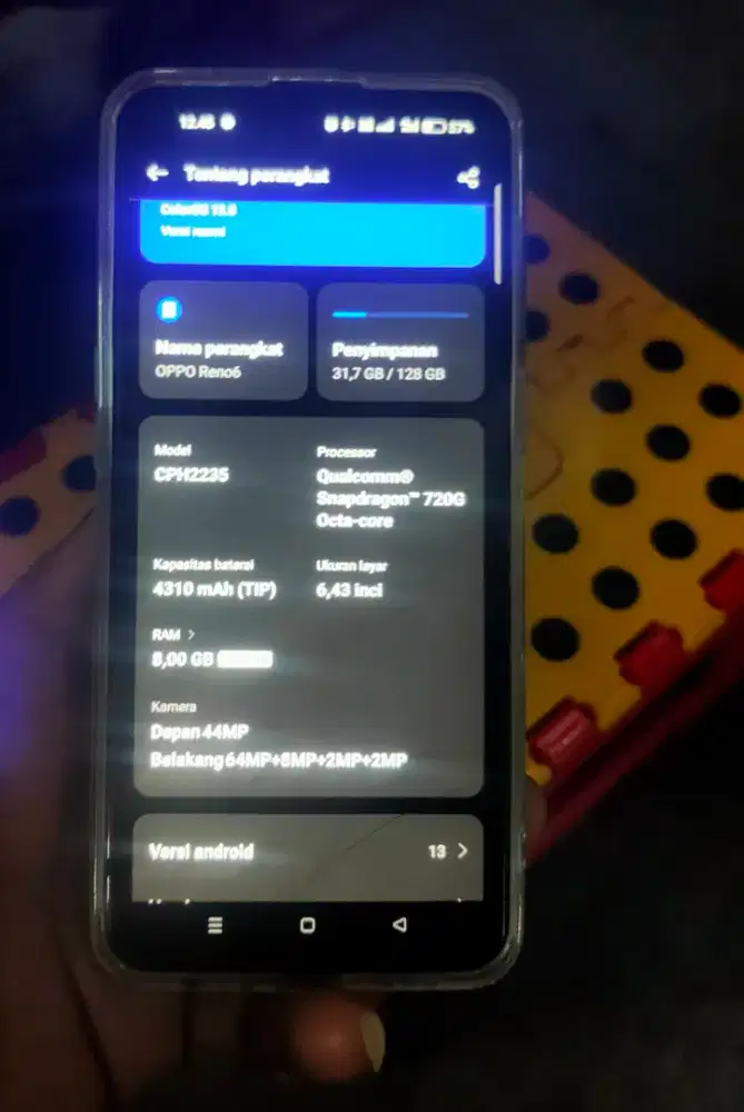 oppo reno 6 4G 8/128 NFC