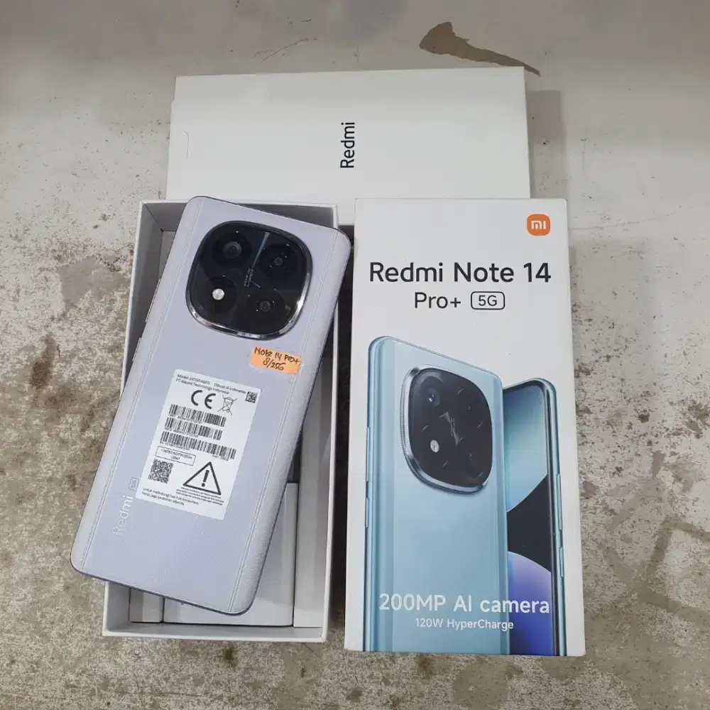 Redmi Note 14 Pro Plus 5G 8/256 Second Fullset Original