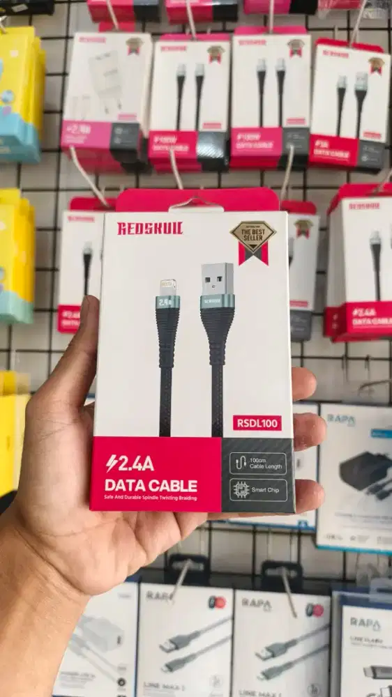 KABEL DATA LIGHTNING REDSKULL RSDL100