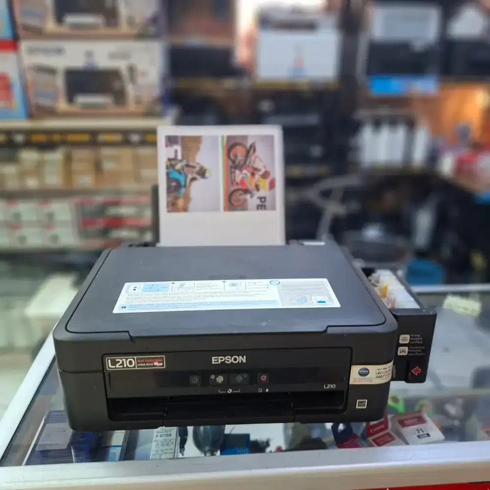 Printer epson L210 print scan copy bergaransi