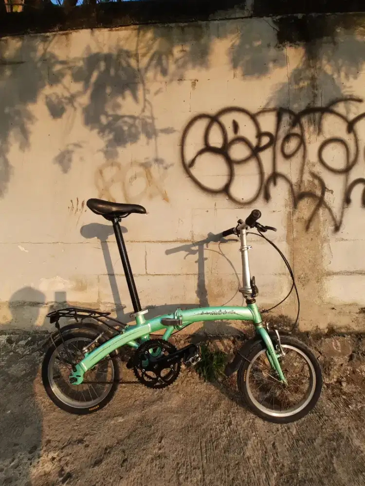 Sepeda lipat polygon metro 1.0 uk 16 inch alloy single speed