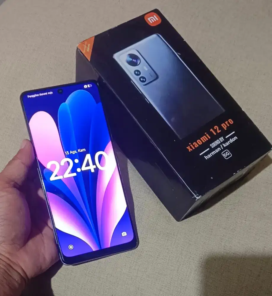Xiaomi 12 pro 5g spek 12/256 kel fullset