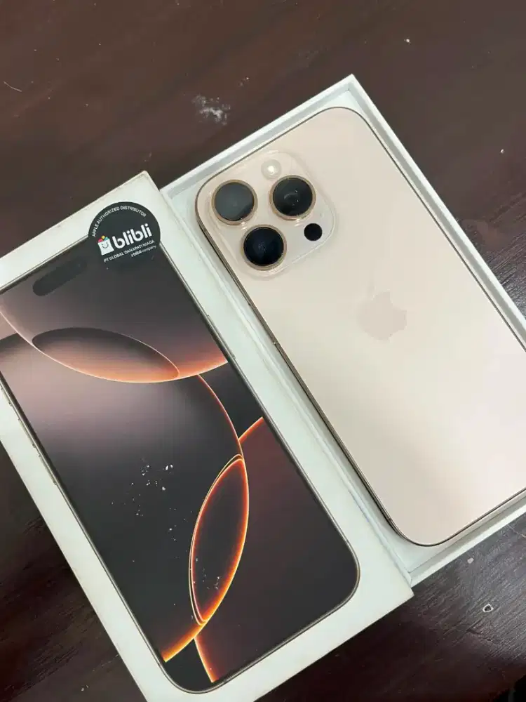 Iphone 16 pro 256 dessert ex blibli