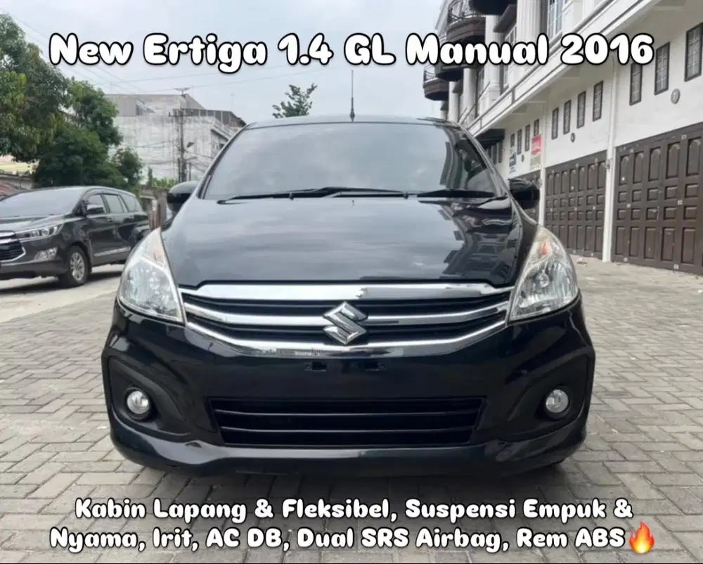 (TDP 26 JUTA!) Suzuki New Ertiga 1.4 GL Manual Hitam 2016