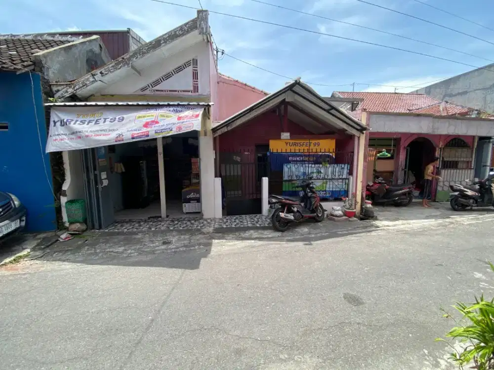 Dijual Rumah dan perabotan serta Isi Toko dkt UNISRI