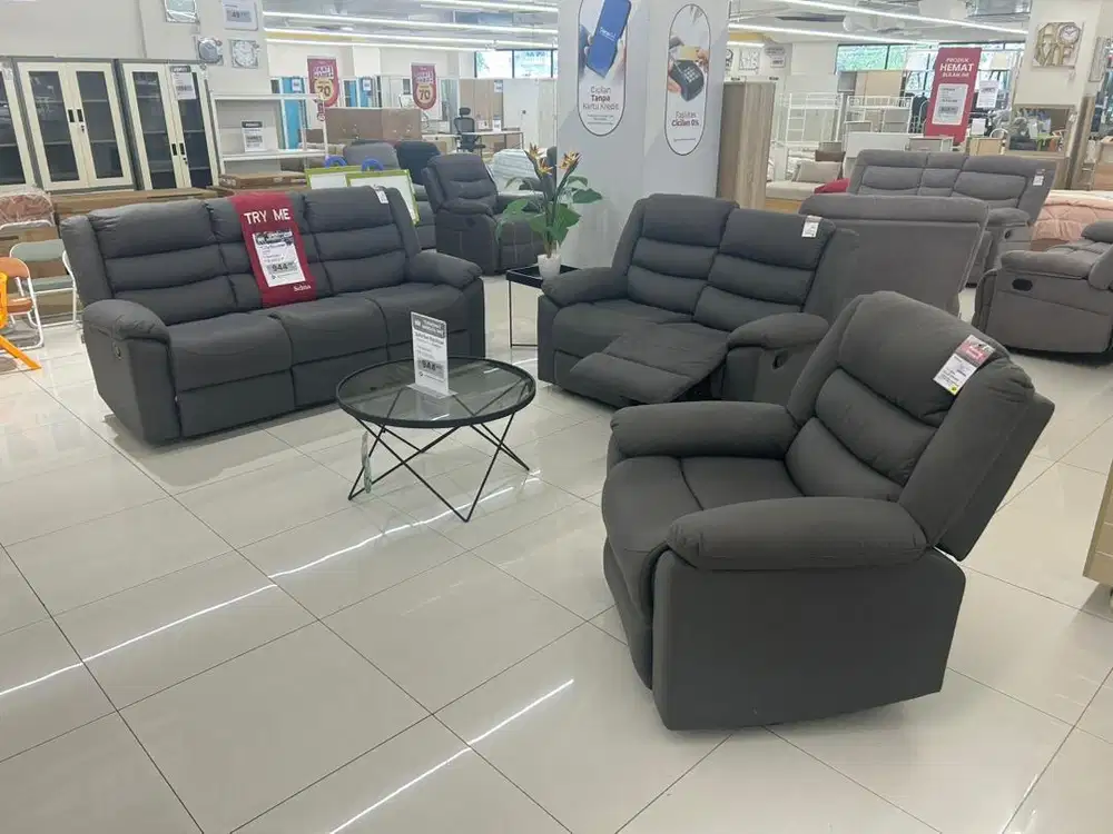 PROMO SOFA RECLINER MINIMALIS CANTIK
